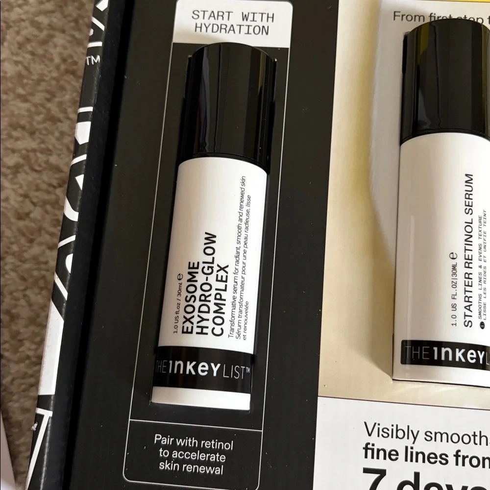Inkey List Retinoid Skincare Set - Black and White